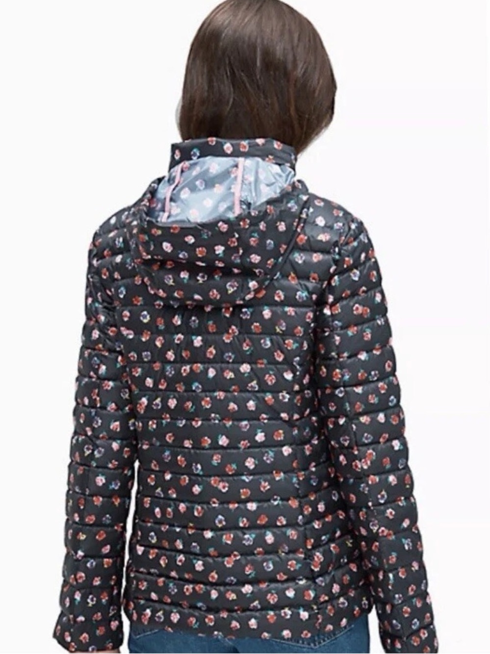 Kate Spade Packable Down Mini Roses Jacket Size M - Picture 5 of 10